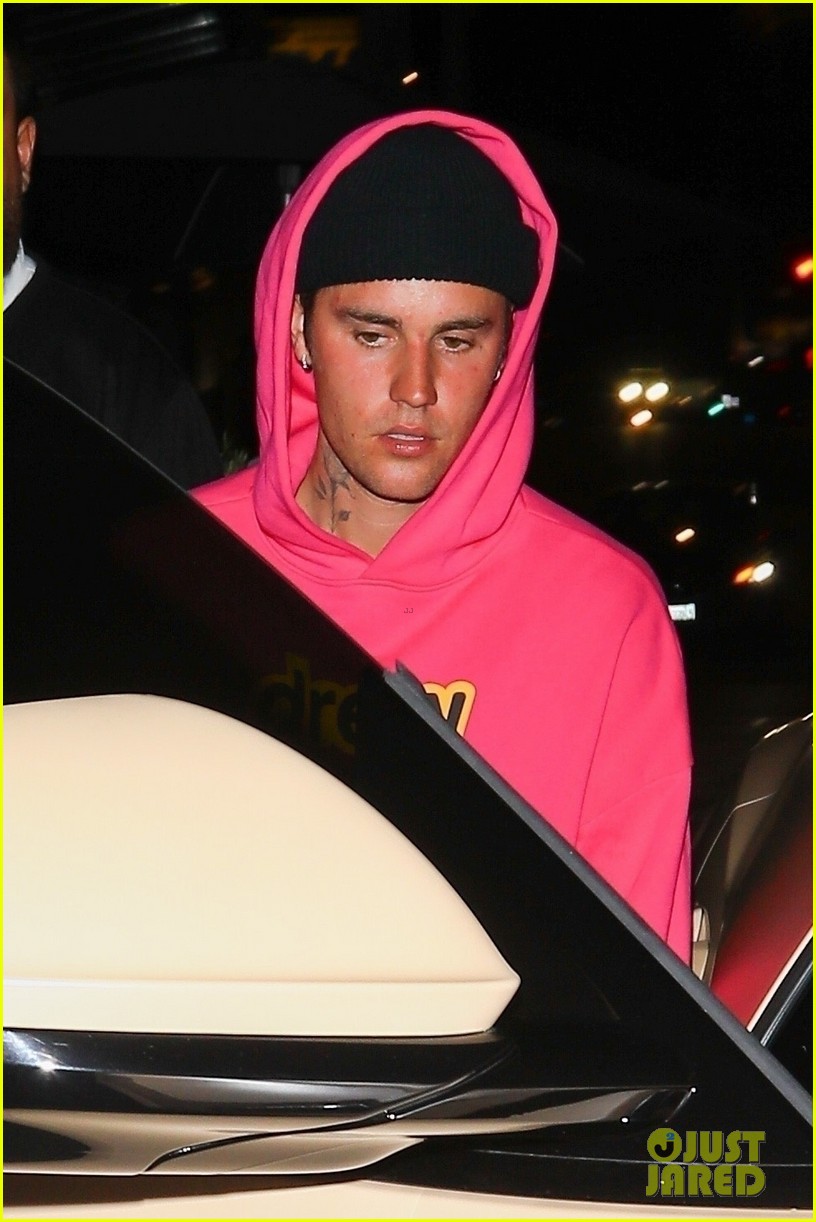 justin hailey bieber candids first outing postponed tour 07