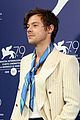 harry styles joins dont worry darling costars at venice film festival photo call 10