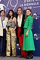 harry styles joins dont worry darling costars at venice film festival photo call 11