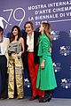 harry styles joins dont worry darling costars at venice film festival photo call 14