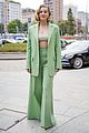 lili reinhart wears green suit for max mara fashion show 05