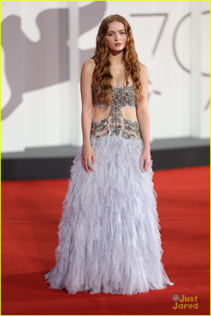 sadie sink wows in two alexander mcqueen looks at venice film festival 14