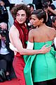 timothee chalamet shows off his back at bones and all venice film festival premiere 10