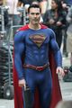 tyler hoechlin gets to work filming superman lois season 3 02