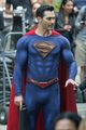 tyler hoechlin gets to work filming superman lois season 3 21