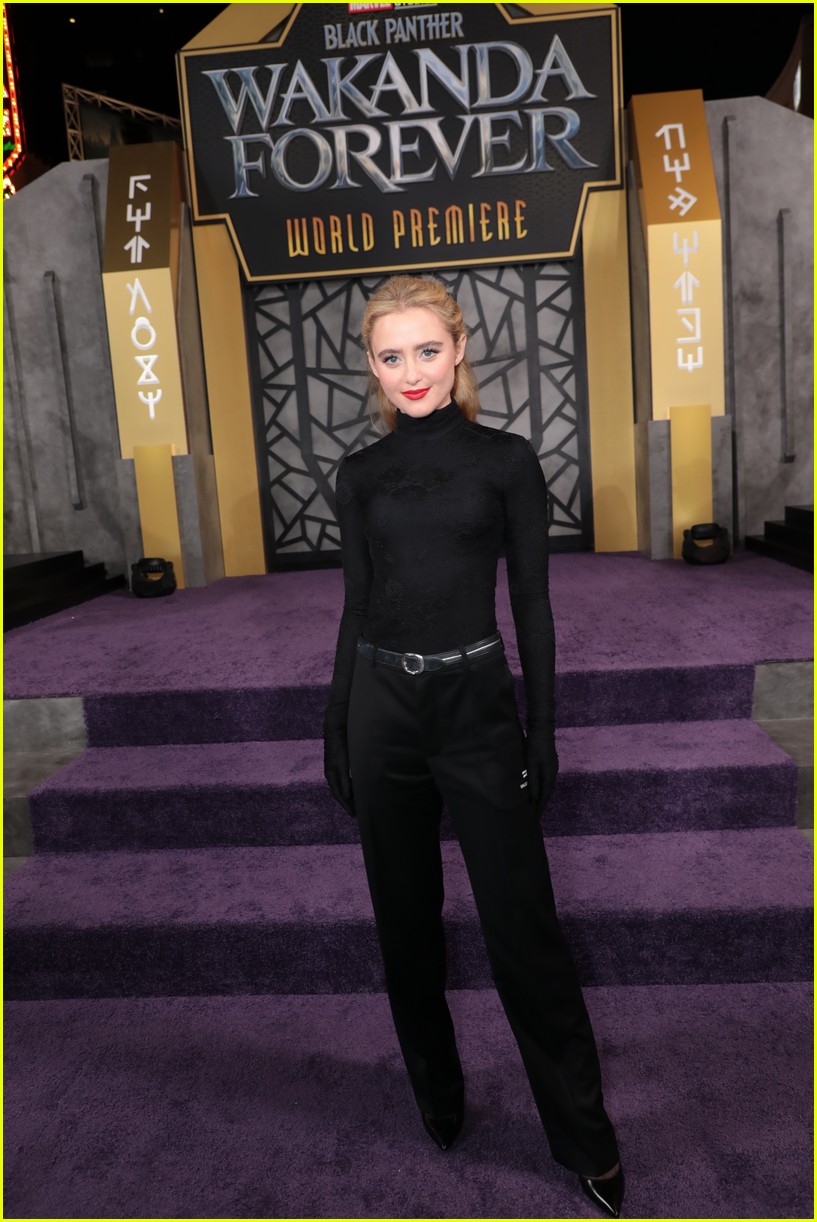 New Marvel Stars Dominique Thorne & Kathryn Newton Attend 'Black