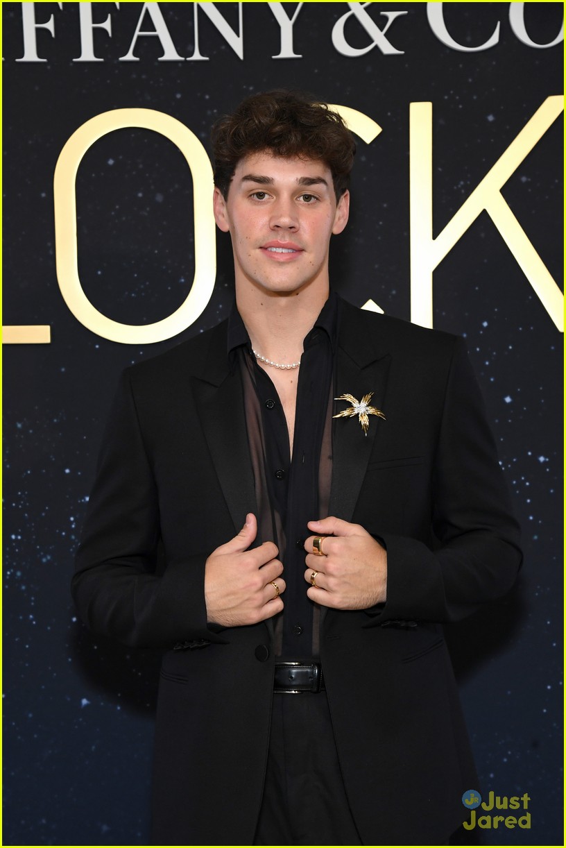 Full Sized Photo of noah beck landon barker attend tiffany co event