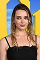knives out stars katherine langford jaeden martell support glass onion premiere 20