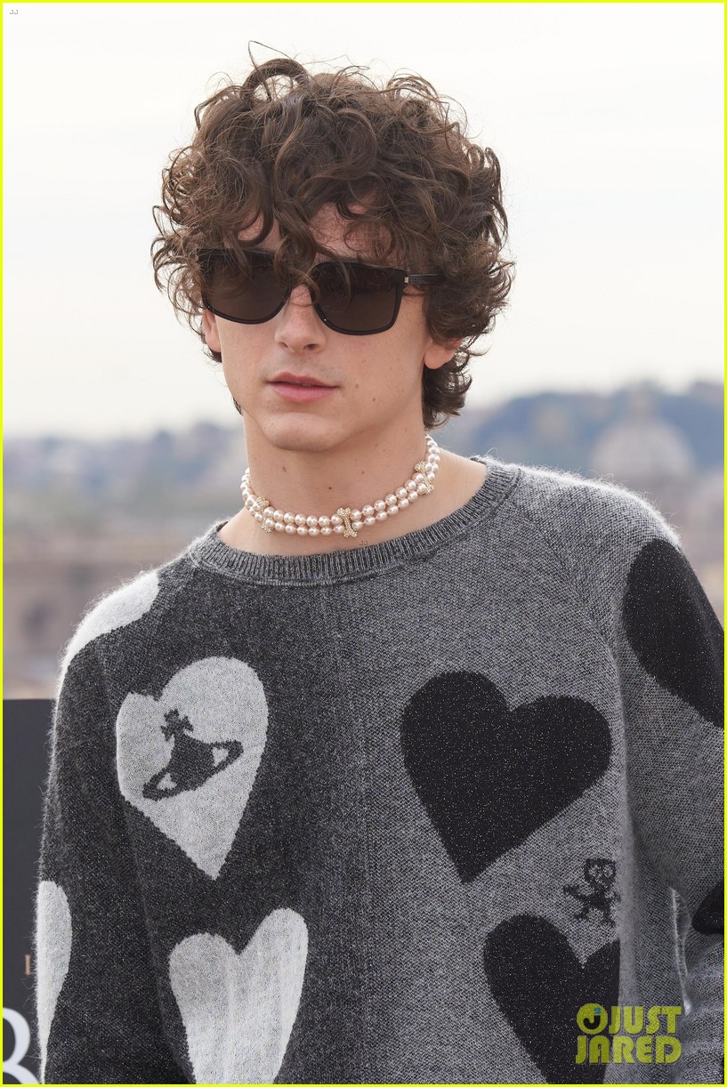 Timothée Chalamet looks rockstar cool for Bones And All photocall