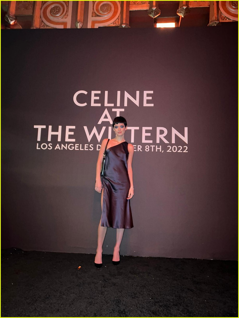 austin butler joins kaia gerbers family to watch her walk in celine fashion show 08