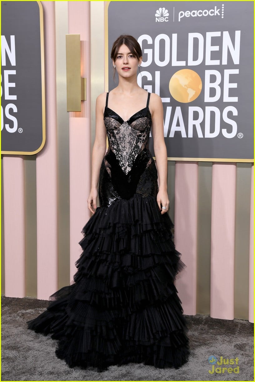 Nominee Daisy EdgarJones Hits the Red Carpet at Golden Globe Awards