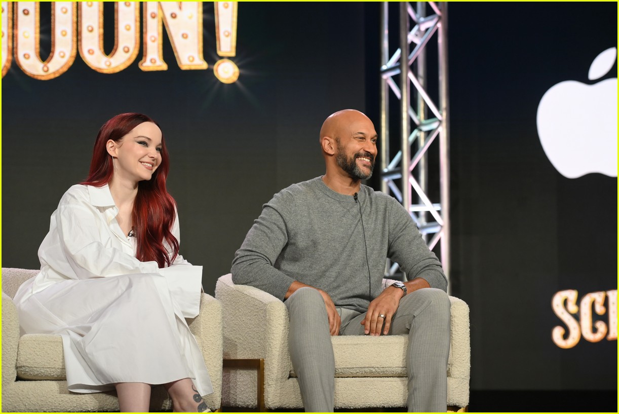 Dove Cameron Shows Off Red Hair At Schmigadoon Tca Panel Photo Photo Gallery