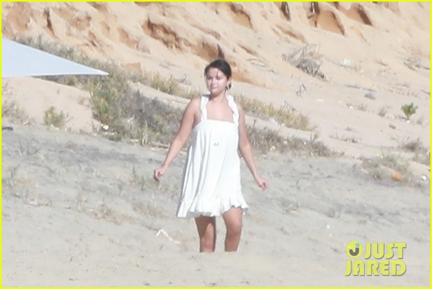 Full Sized Photo of selena gomez frolics on the beach nicola peltz ...