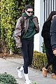 kendall jenner mask up pilates lunch hailey bieber 01