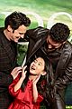 kristen cui joins movie dads jonathan groff ben aldridge at cabin premiere 05