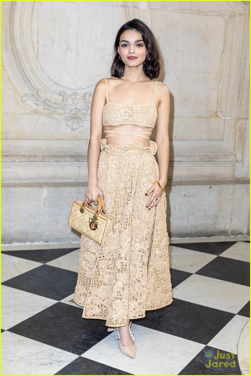 Rachel Zegler Attends Christian Dior Fashion Show After Disneyland Trip