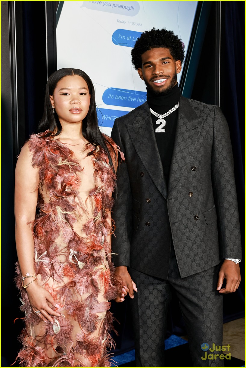 Storm Reid Makes Red Carpet Debut with Beau Shedeur Sanders at 'Missing
