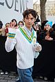 timothee chalamet kit connor omar rudberg step out for loewe fashion show 04