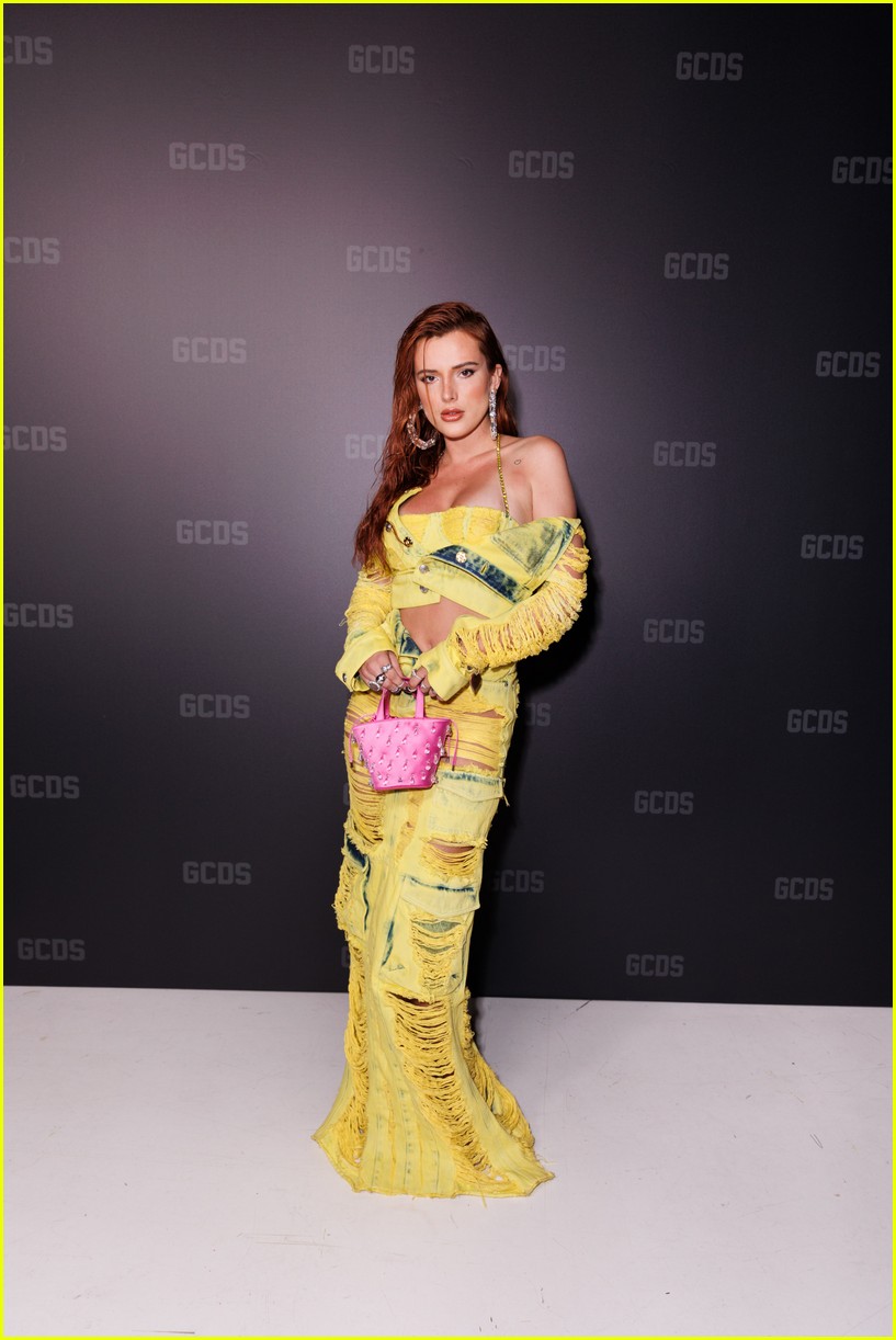 Bella Thorne & Dixie D'Amelio Step Out for GCDS Fashion Show In Milan