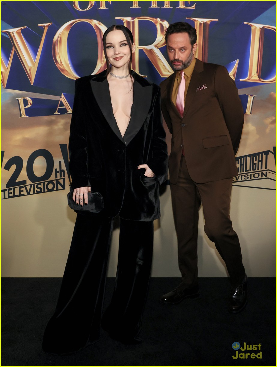 Full sized photo of dove cameron suits up for history of the world part