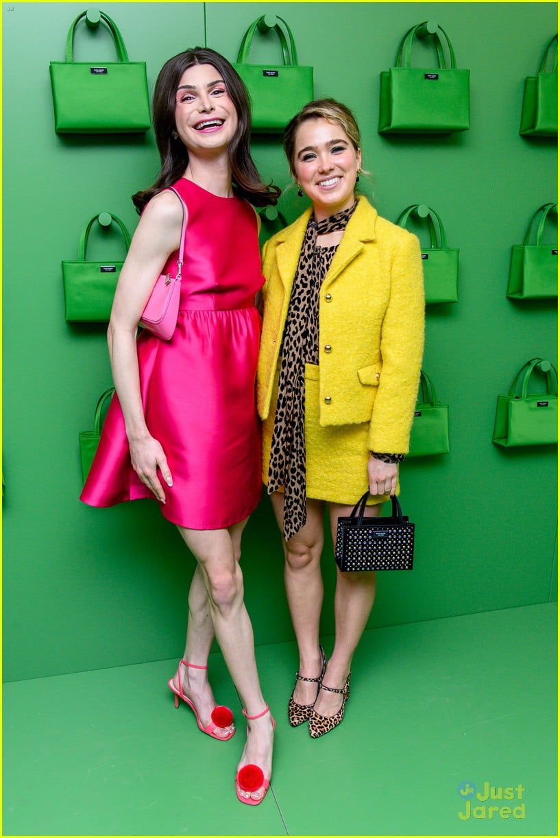 Dylan Mulvaney & Haley Lu Richardson Have Fun at Kate Spade New York