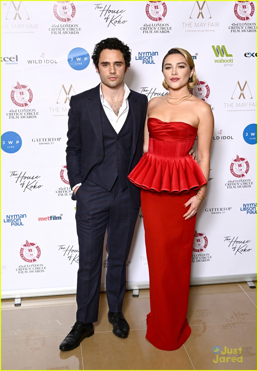 Full Sized Photo of florence pugh joined by brother toby sebastian at