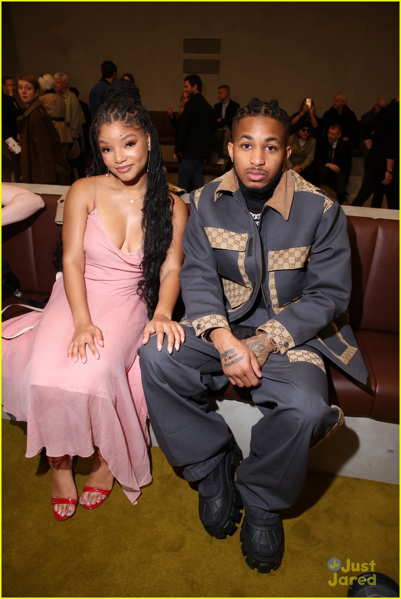 Halle Bailey & DDG Cuddle Up at Gucci Fashion In Milan (Photos) | Photo