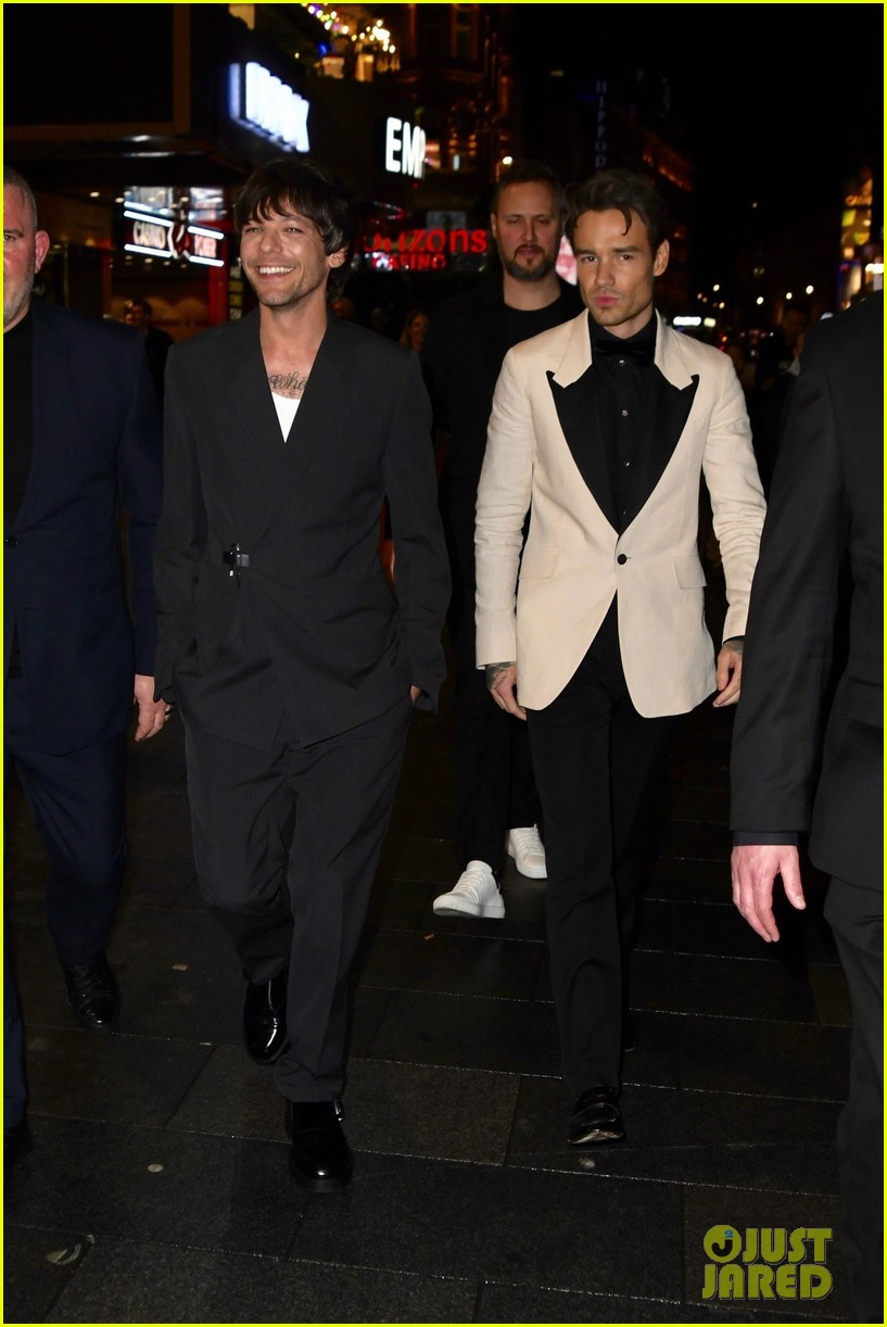 Louis Tomlinson And Liam Payne Reunite At Film Premiere, London