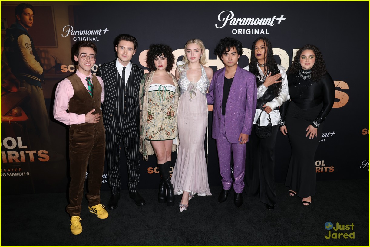 Milo Manheim Phones In To 'School Spirits' Premiere With Peyton List ...