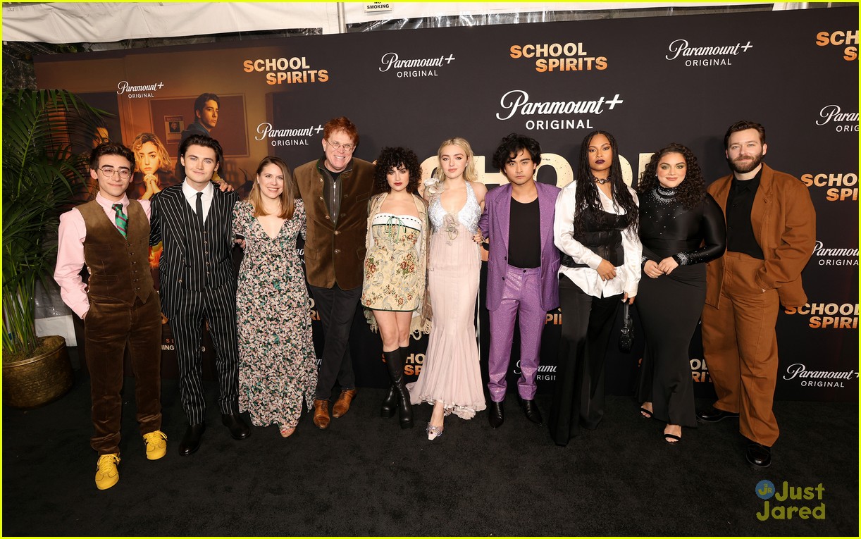 Milo Manheim Phones In To 'School Spirits' Premiere With Peyton List ...