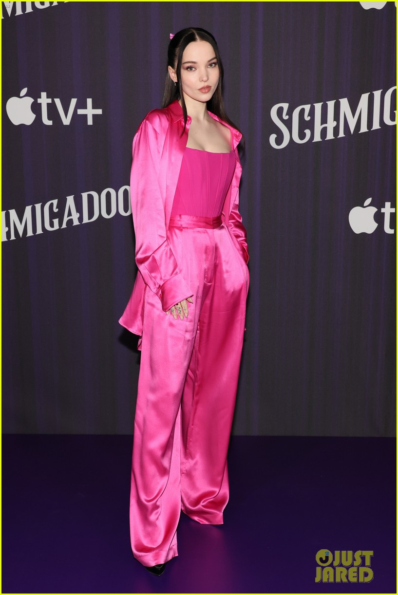 Dove Cameron Wears Pink From Head To Toe At Schmigadoon Season Photo Call Photo