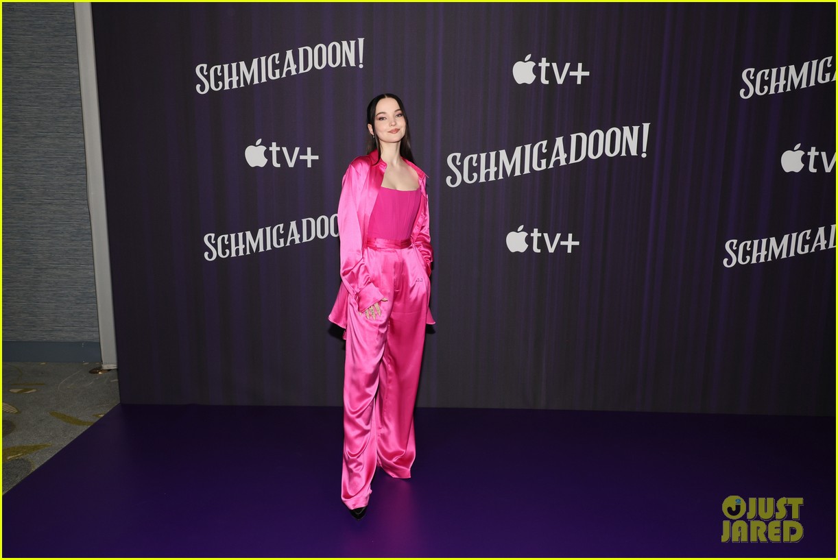 Dove Cameron Wears Pink From Head To Toe At Schmigadoon Season Photo Call Photo