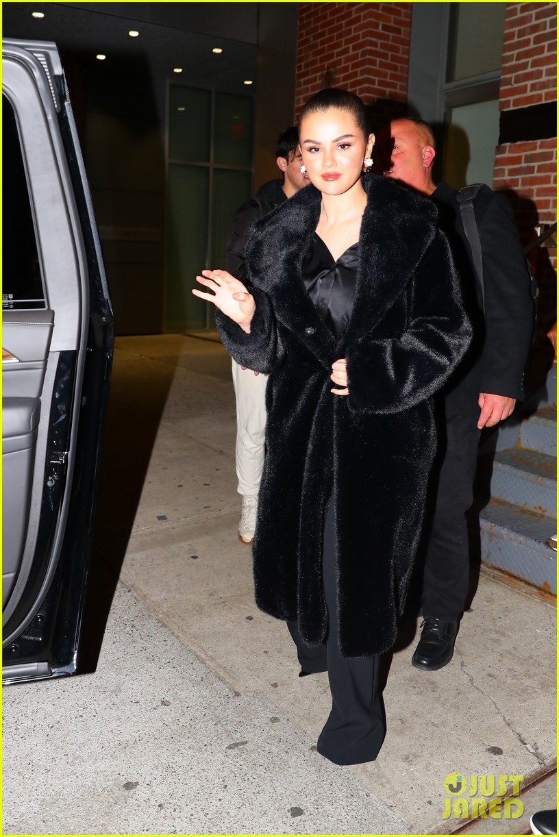 Selena Gomez in all Black Outfit @ Rare Beauty Event
