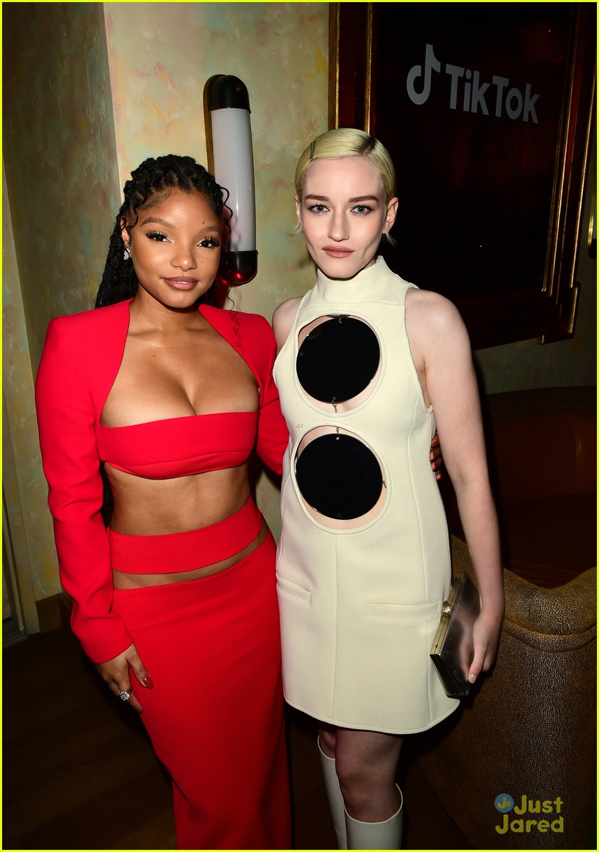 Halle Bailey Hosts Vanity Fair Young Hollywood Party with Julia Garner