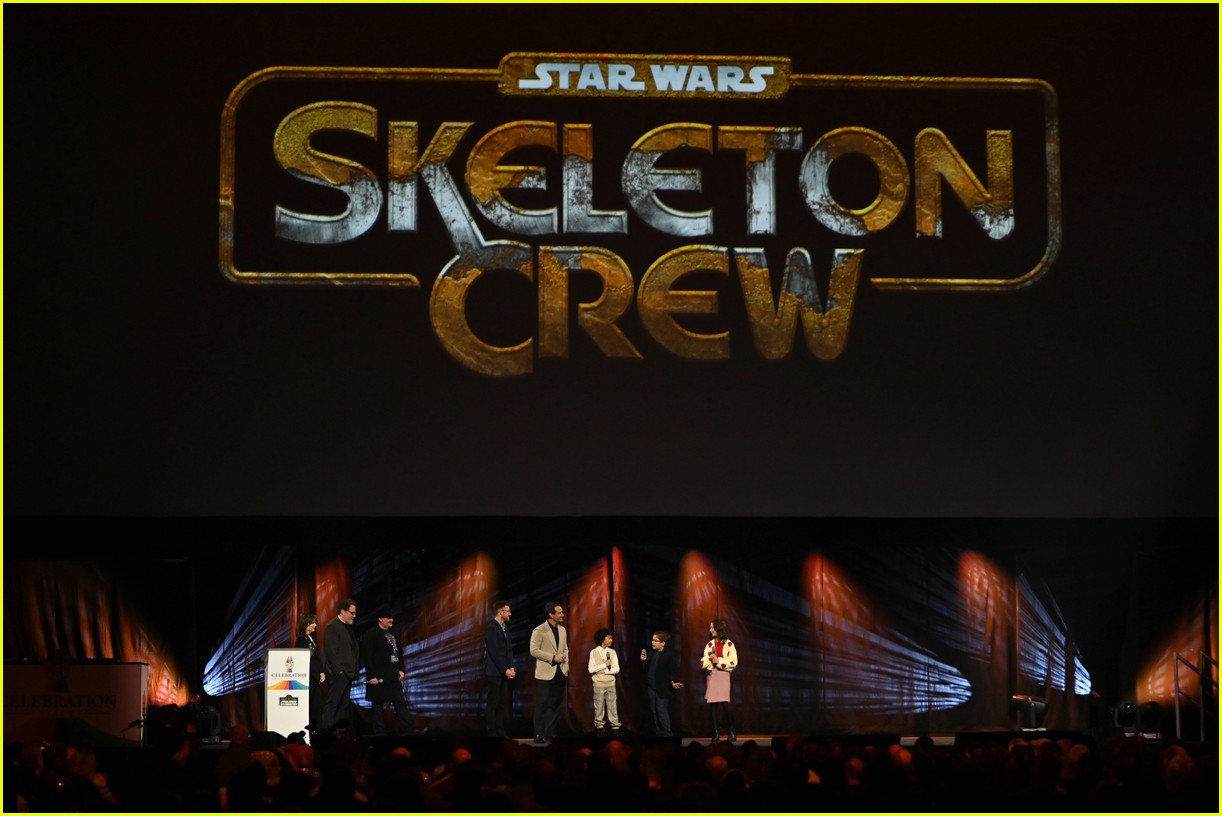 Full Sized Photo of young cast of new star wars series skeleton crew