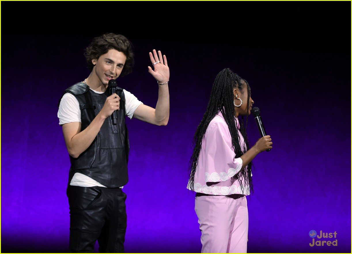 Zendaya & Timothee Chalamet Reunite At CinemaCon In Las Vegas For 'Dune ...