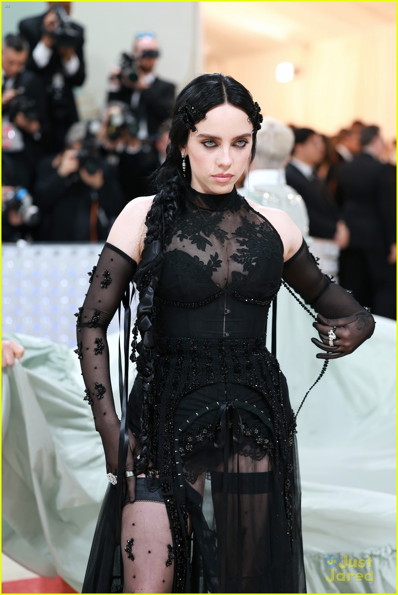 Billie Eilish Goes Sheer for Met Gala 2023 with Brother Finneas | Photo ...