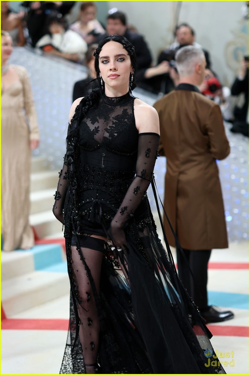 Billie Eilish Goes Sheer for Met Gala 2023 with Brother Finneas | Photo ...