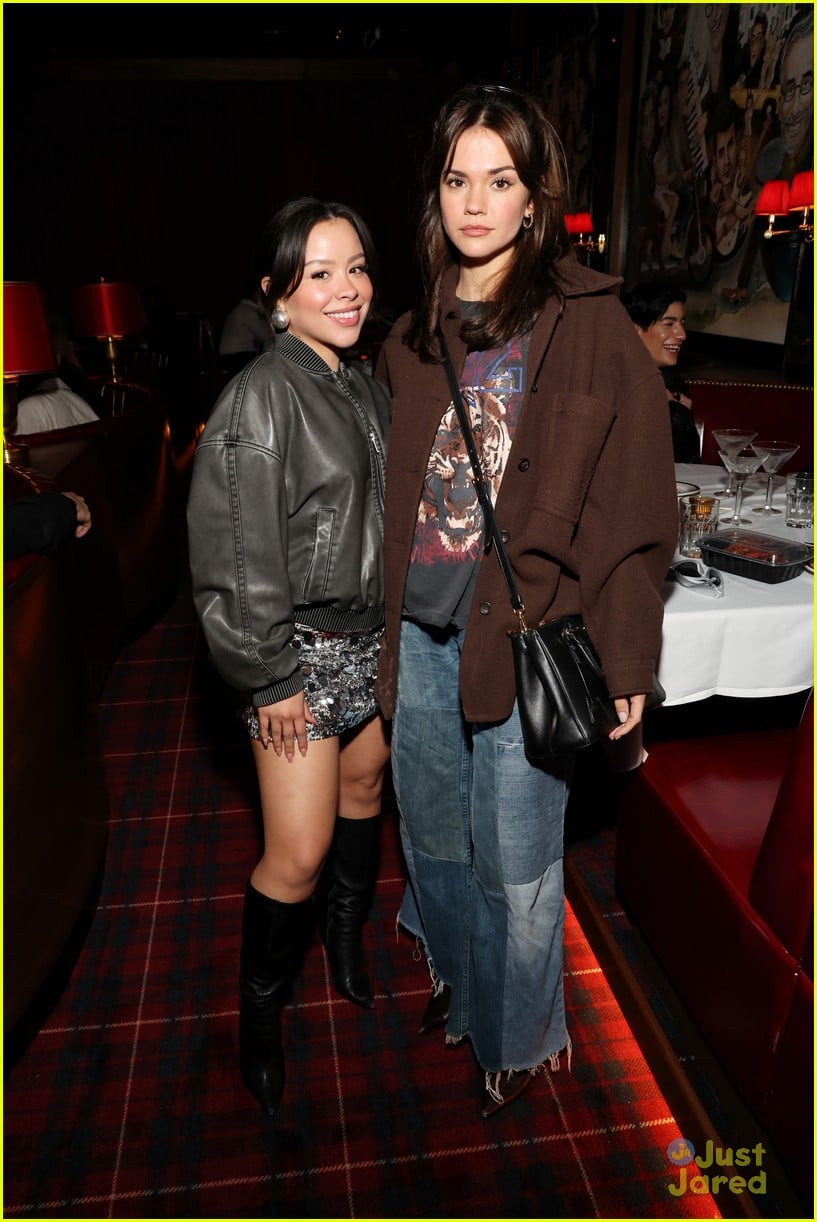 Cierra Ramirez & Maia Mitchell Check Out the Grand Opening of Drake's ...