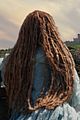 halle bailey opens up about dying her hair red and keeping locs for the little mermaid 03