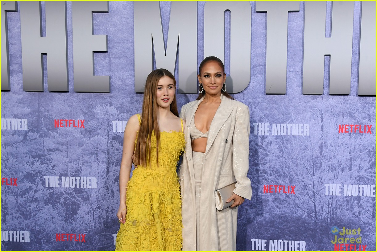 Lucy Paez Joins On Screen Mom Jennifer Lopez at 'The Mother' Premiere ...