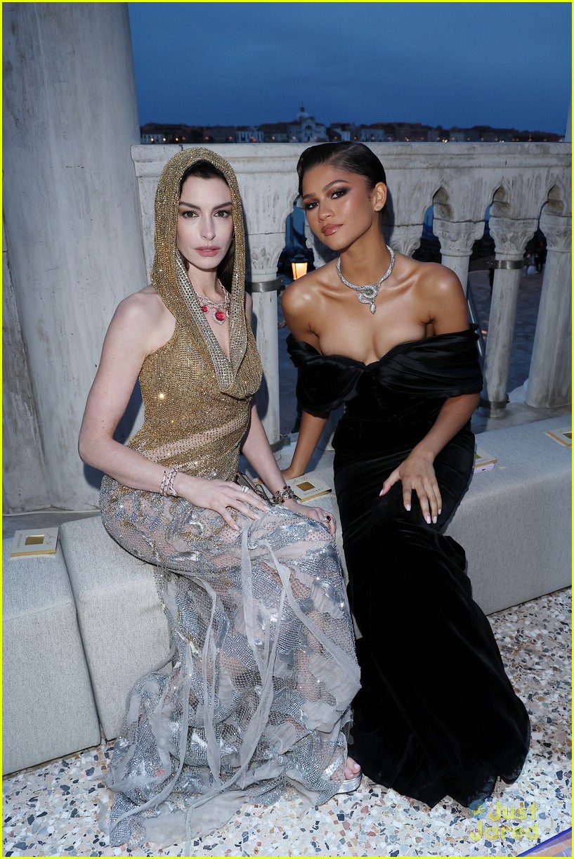 Zendaya & Lisa Go Glam In Black Gowns at Bulgari Mediterranea Launch Event:  Photo 1377149, Anne Hathaway, Fashion, Law Roach, Lisa, Priyanka Chopra,  Zendaya Pictures