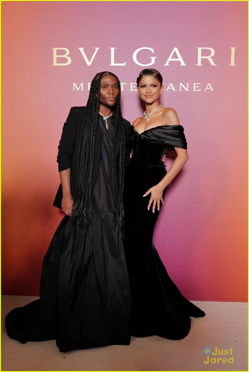 Zendaya & Lisa Go Glam In Black Gowns at Bulgari Mediterranea Launch Event:  Photo 1377149, Anne Hathaway, Fashion, Law Roach, Lisa, Priyanka Chopra,  Zendaya Pictures