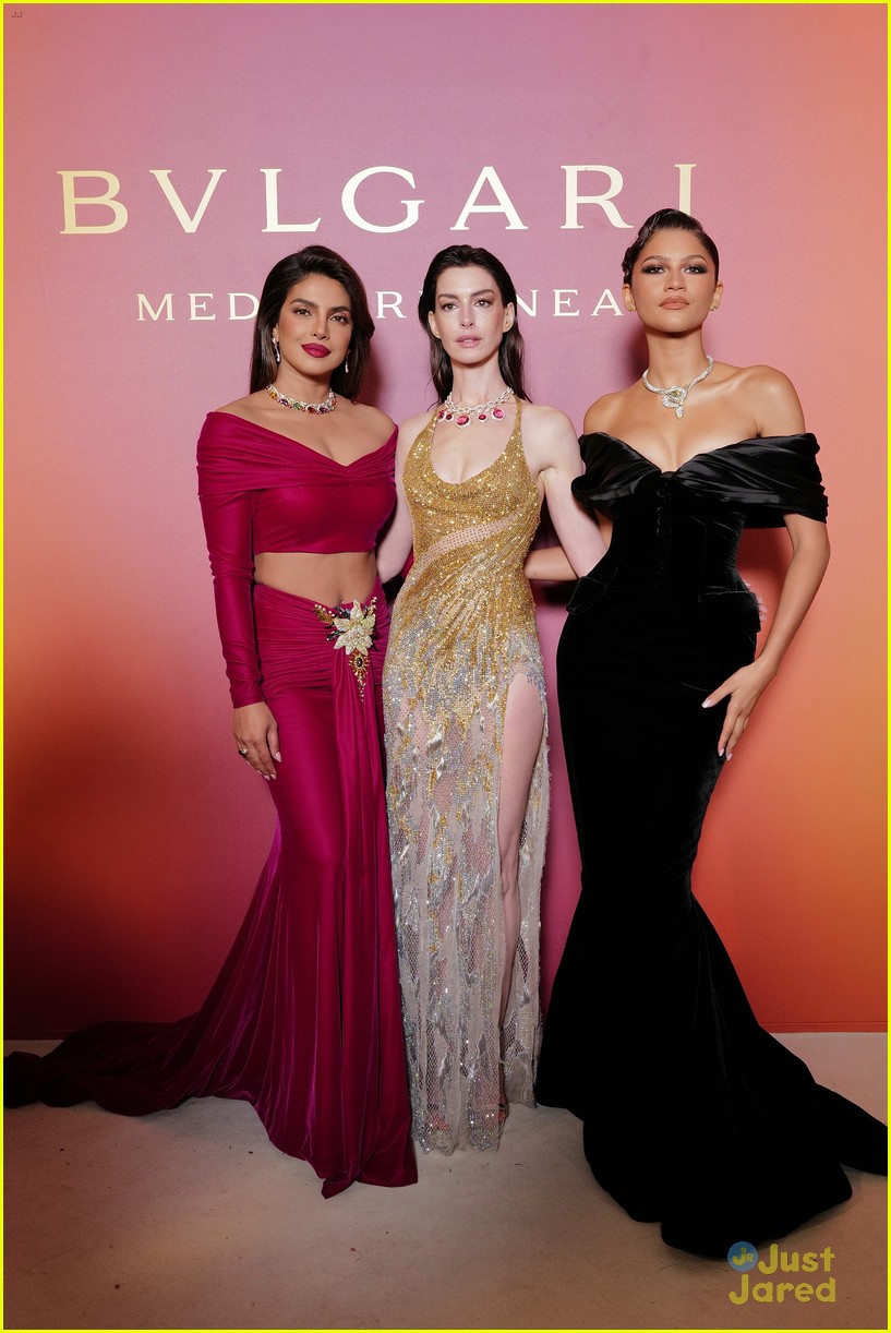 Zendaya & Lisa Go Glam In Black Gowns at Bulgari Mediterranea Launch Event:  Photo 1377149, Anne Hathaway, Fashion, Law Roach, Lisa, Priyanka Chopra,  Zendaya Pictures
