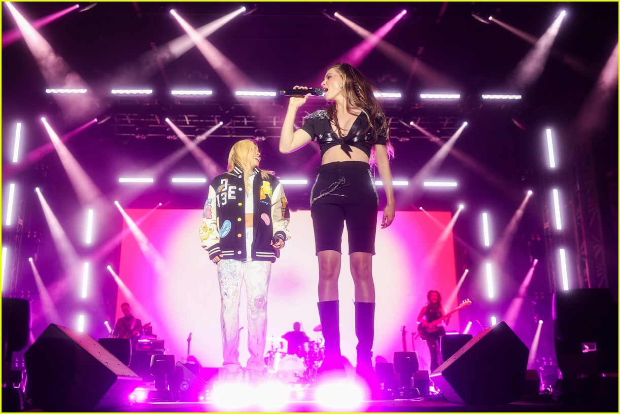 Hayley Kiyoko & Bella Thorne Join Fletcher on Stage at LA Pride in the ...