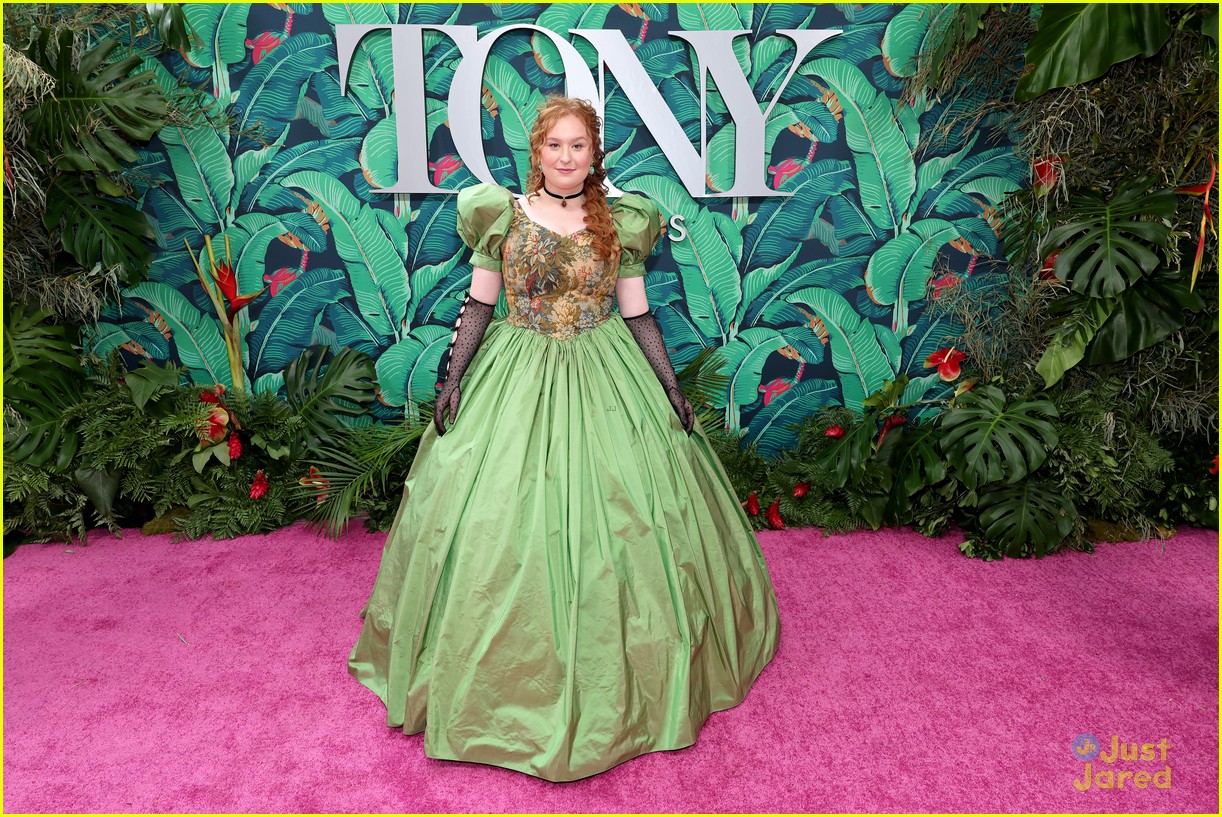 Full Sized Photo of nominee julia lester makes tonys red carpet debut