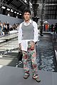 omar rudberg kit connor corey mylchreest sit front row at loewe fashion show 05