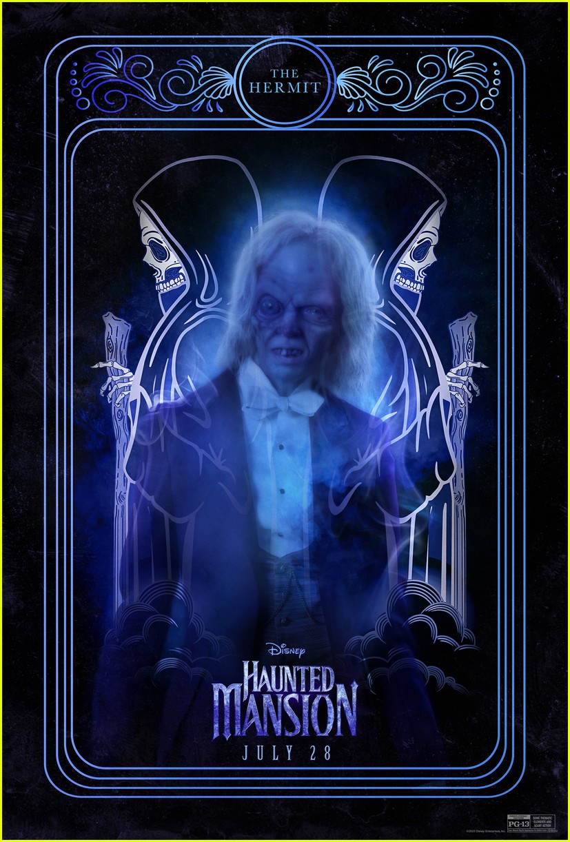 'Haunted Mansion' Gets New Character Posters & Teaser Clip Watch Now