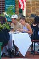 hailey bieber justin lunch in southampton 04