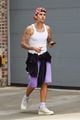 justin bieber shows off his tattoos during day out in nyc 05